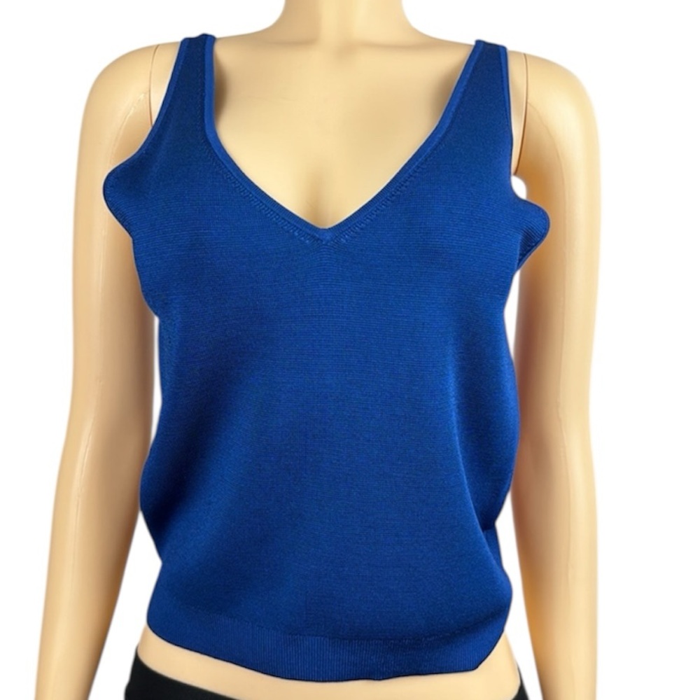J. Crew Women's Blue Tank Top Sz L